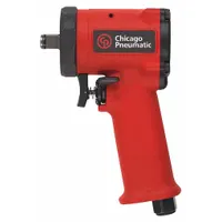 CHICAGO PNEUMATIC Air Impact Wrench: Compact, 1/2 in Drive, Pistol-Grip, Square, Std, Friction Ring (MPN CP7732)