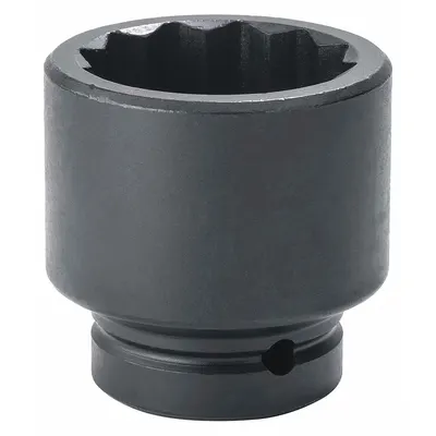 PROTO Impact Socket: 1 in Drive Size, SAE, 2 1/16 in Socket Size, 12-Point, Std - 1" Drive Impact Sockets