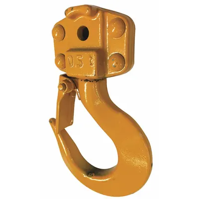 HARRINGTON Bottom Hook Assembly: Manual Chain Hoists, 10,000 lb Compatible Load Capacity - Bottom Hooks for Hoists