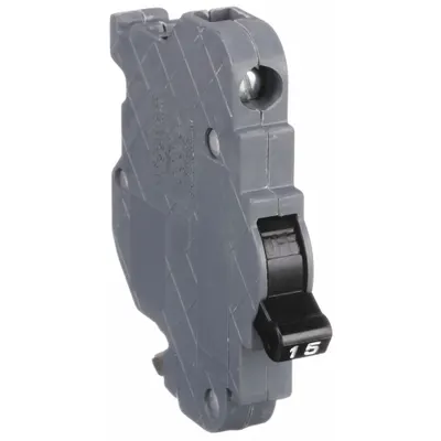 FEDERAL PACIFIC Miniature Circuit Breaker: 15 A Amps, 120V AC, 0.5 in Wd, 10kA at 120V AC - Federal Pacific Miniature Circuit Breakers