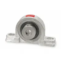 DAYTON Pillow Block Bearing: 3/4 in Bore, Zinc Die Cast, Set Screws, 1 1/8 in Shaft Ht, 4,500 RPM (MPN 4X725)