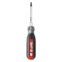 MILWAUKEE Tether-Ready Square Screwdriver: Std Lg, Friction, #1 Tip Size, 6 in Overall Lg (MPN 48-22-2851)