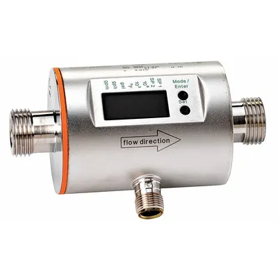 IFM Electronic Flowmeter: Electronic Flowmeter, Electromagnetic, Insertion - Inline Magnetic Flowmeters for Water