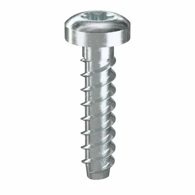 TAMPER PRUF SCREW Sheet Metal Screw: #4 Size, 1/2 in Lg, Steel, Zinc-Plated, Torx Plus, Pan - Pan Head Sheet Metal Screws