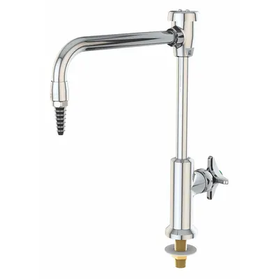 INSTOCK Laboratory Faucet: Faucet, Single-Post, For Cold Water Media, 1 Handles - Single-Post Laboratory Faucets