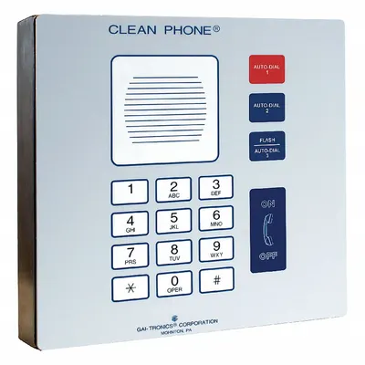HUBBELL GAI-TRONICS 295-001W Clean Room Speakerphone - Clean Room Speakerphones