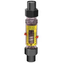 This HEDLAND flowmeter is a scale-type, variable area inline meter for water. It features a universal mounting orientation, Buna-N seals and O-rings, and measures flow in liters with +/-5% accuracy. The remote output enables integration with monitoring systems. Typical applications include industrial water systems, cooling circuits, and process lines.