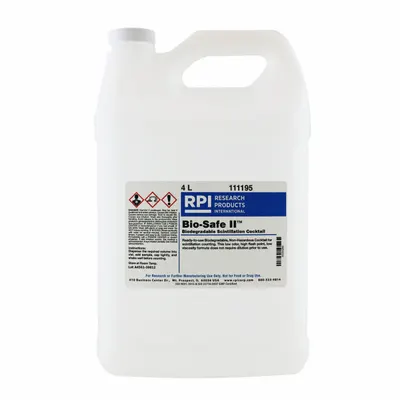 RPI Bio-Safe II Counting Cocktail: 4 L Volume, 68648-87-3 - Scintillation Cocktails
