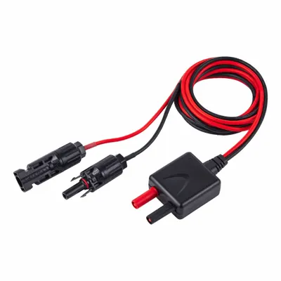 FLIR Test Leads: CAT III 1500V, MC4, Shrouded Banana Plug, 5 5/8 ft Lg - Test Leads with Clips