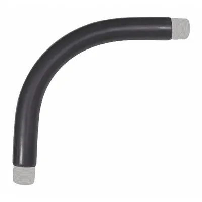 CALBOND Elbow, 90 Degrees: 3 in Trade Size, Male to Male, 17 in Overall Lg, Steel - 90° Elbows