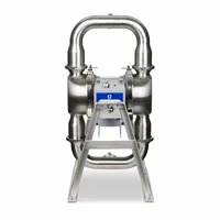 GRACO Electric Diaphragm Pump: Stainless Steel Body, Three Phase, 380-480V AC, 3 in, 18 ft Max. Head (MPN HE120-1514)
