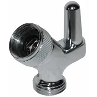 ENCORE Showerhead Adapter with Pin: Brass, Chrome Finish, 1/2 in Connection Size (MPN SS10-5806)