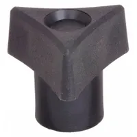 INNOVATIVE COMPONENTS Hand Knob: 3 Point, Plastic w/ Steel Thread, 1/4"-20 Thread, 1.25 in Dia (MPN GN4C----3P1--21)