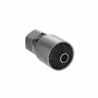 PARKER Hydraulic Crimp Fitting: Steel x Steel, Straight, -6 For Hose Dash Size, Female x Genderless (MPN 1C343-12-6)