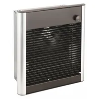 DAYTON Recessed Electric Wall-Mount Heater: 1500 W, 120V AC, Single Phase, 120V AC, 1-phase, Bronze (MPN 2HAC5)