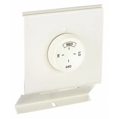 QMARK Electric Baseboard Heater Thermostat: White, 120/277V AC, 40° to 100°F - Thermostats for Electric Baseboard Heaters