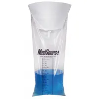 MEDSOURCE Emesis Bag: Plastic, 5 in Overall Dia, 12 in Overall Ht, Clear (MPN MS-17360)