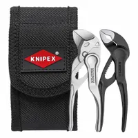 Slip Joint Plier Set: Curved/Flat, Groove Joint, 1 in_3/4 in Max Jaw Opening, 1 7/8 in Overall Lg (MPN 00 20 72 V04 XS)
