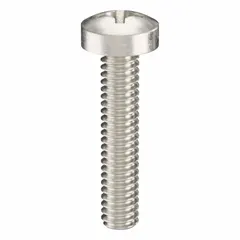 Machine Screw: M2x0.40 Thread Size, 10 mm Lg, 18-8, Stainless Steel, Plain, Pan, Phillips, 100 PK (MPN ZSCRW-213). Key specifications — Drive Size: #1.