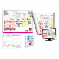 DISASTER MANAGEMENT SYSTEMS Incident Command Board: 35 in Overall Wd, Aluminum, Vest Kit, 38E590 (MPN DMS 05425)