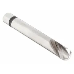 This KEO countersink features a 100° included angle and a single-flute design for fast cutting in hard materials. The 1/4 in body diameter is made from cobalt steel, providing heat resistance for extended tool life. It is commonly used to create conical recesses for flat-head screws in metalworking applications.