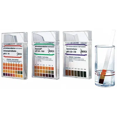 EMD High Precision pH Strips, 11-13 pH Range, 0.3 pH Resolution, 100 Tests