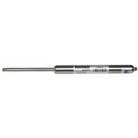Gas spring with 300 lbf force, 34 27/32 in extended length, and M10 rod thread. End fittings not included. Used for controlled lifting and counterbalancing of hatches, machine guards, and access panels