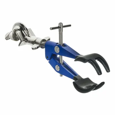 EISCO SCIENTIFIC Prong Clamp: Prong Clamp, Zinc Alloy, Zinc Alloy, 8 in Overall Lg - Lab Clamps