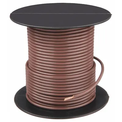 GROTE Primary Automotive Wire: GPT, 500 ft, 1 Conductor, 12 AWG, Brown - PVC-Insulated General Purpose Primary Wires