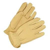 BDG Leather Gloves: 2XL ( 11), Deerskin, Premium, Glove, Full Finger, Shirred Slip-On Cuff, 1 PR (MPN 20-1-366-X2L)