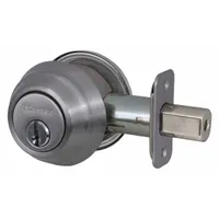 MASTER LOCK Deadbolt Lock: Cylindrical, 1 3/8 in Door Thick - Max, Bronze (MPN DSH0615KA)