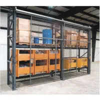 WIRECRAFTERS Enclosure Kit: 5 Bays, 96 in x 48 in x 96 in, 10 ga, Steel, Powder Coated, Gray (MPN RE8848SD5)
