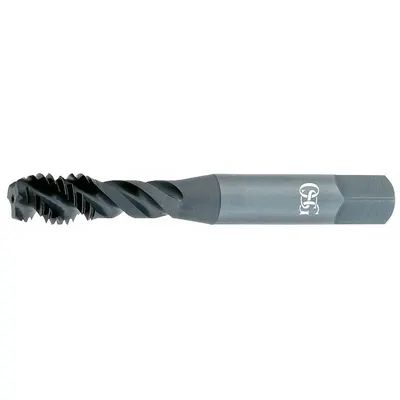 OSG Screw Thread Insert STI Tap: Spiral Fute, M2.5x0.45 Metric, D2 / 4H-6H - Spiral-Flute STI Taps for Steel & Stainless Steel