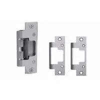 HES Electric Door Strike: 1 1/4 in Wd, 4 7/8 in Ht, Cylindrical, Stainless Steel (MPN 8300C)