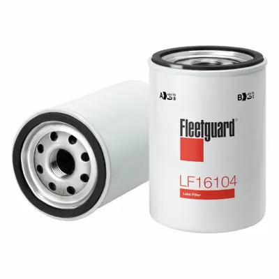FLEETGUARD Automotive Oil Filter: B1432, LF16104, 13/16"-16 Thread Size - Spin-On Oil Filters