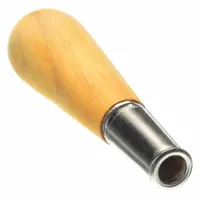 File Handle: Contoured, Wood, Push-On, 3 3/4 in Overall Lg, For 4 in_5 in_6 in_7 in_8 in File Lg (MPN 21520N)