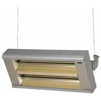 FOSTORIA Electric Infrared Heater: 5000W Watt Output, 208V AC, 1 Phase, Hardwired, 60° Beam Pattern (MPN 342-60-THA-208V)