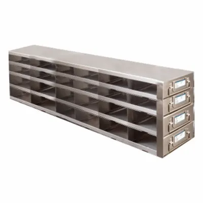 ARGOS TECHNOLOGIES Freezer Drawer Rack: 21 1/2 in Overall Lg, 5 1/2 in Overall Wd, Stainless Steel - Cold Storage Racks