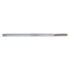 High-speed steel pulley tap with 1/2"-13 UNC thread, H3 / 3B tolerance class, plug chamfer, and 4 flutes. Designed for cutting internal threads in pulleys, sheaves, and similar components where chip evacuation and thread alignment are critical. Suitable for manual or machine tapping operations.