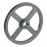 APPROVED VENDOR V-Belt Pulley: AK109, 1 Groove, 10.75 in OD, Bushed Bore, H/QT, Cast Iron (MPN AK109H)