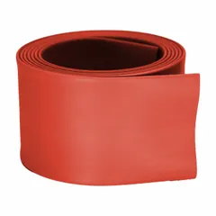 Standard heat shrink tubing for insulating and color-coding electrical cables and connections. Red color aids circuit identification. Shrinks from 3 in inner diameter to 1.5 in inner diameter. Length: 4 ft.