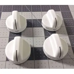 Replacement knob for Whirlpool ovens, used to adjust oven settings such as temperature and mode selection. This OEM part is designed to fit specific Whirlpool oven models.