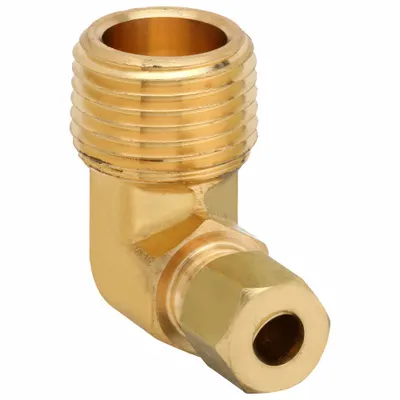 OEM Low-Lead Standard Sleeve Brass Compression Fitting Elbow