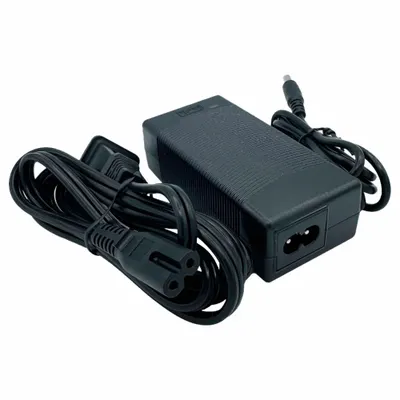 VOLTSTAIR Charger: Plastic, Black - Batteries & Charging Equipment for Powered Hand Trucks