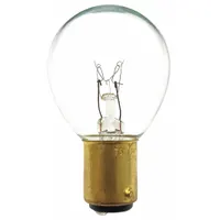 APPROVED VENDOR Incandescent Bulb: Incandescent, Double Contact Bayonet (BA15d), (S) Sign, S11 (MPN 15S11/3DC-75V-1PK)