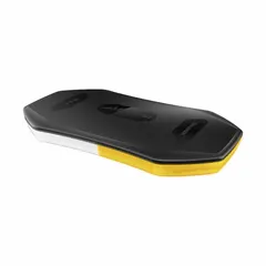 LED mini light bar with SAE CA 13/SAE J845 Class 1 rating for emergency and warning applications. Features a magnetic mount and lighter plug connection for easy installation. Offers 18 selectable flash patterns to suit various visibility needs.