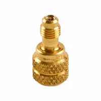 PRO-SET Adapter Fitting: 1 3/8 in Lg, 180° Angle, Input 5/16 in Female SAE Right-Hand (MPN AD87)