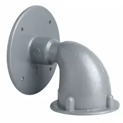 Aluminum wall bracket with gray finish, 6 inches in length. Designed for mounting V Series splice boxes in hazardous locations where explosive gases or combustible dusts may be present.
