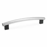 JW WINCO Pull Handle: Threaded Holes, Stainless Steel, Silver, 1.18 in, 18.11 in Grip Lg (MPN 30W500X23S)