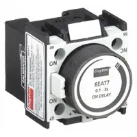 DAYTON IEC Timer Module: On Delay, 0.1 sec – 3 sec, 1NO/1NC